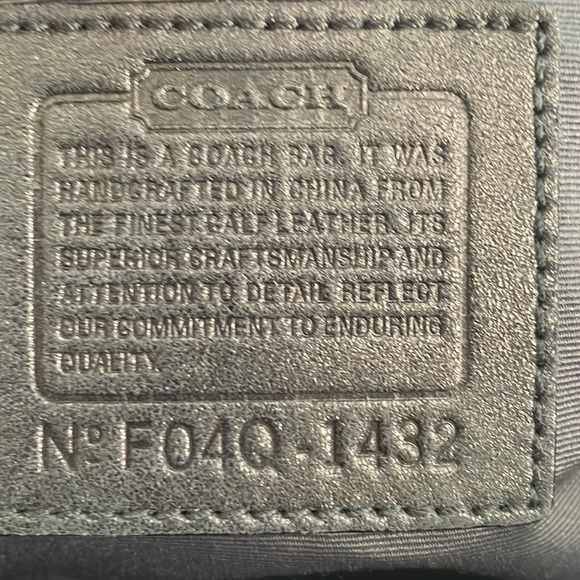 Coach Black Patent Double handle Satchel bag Style 1432 - Picture 10 of 10